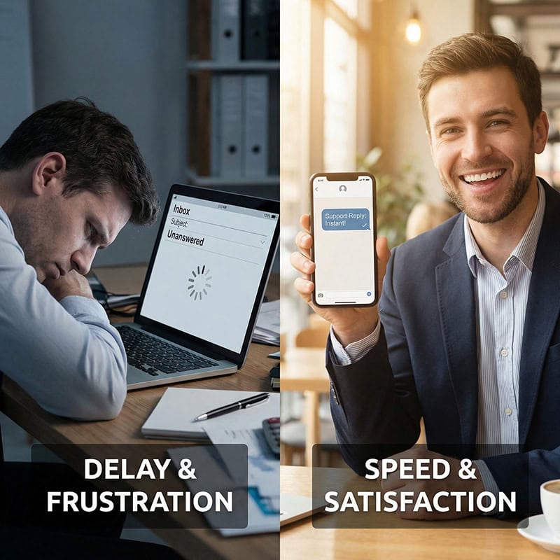 Erreichbarkeit als Wettbewerbsvorteil: Prosupo informiert, warum schnelle Reaktionszeiten Kunden binden